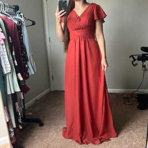 A.W Bridal bridesmaids dress size 4